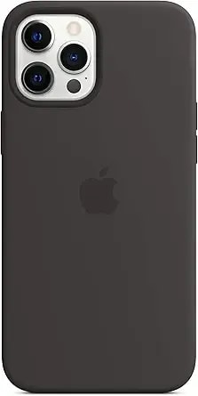Apple Iphone 12 Pro Max Silicone Case With Magsafe - Black