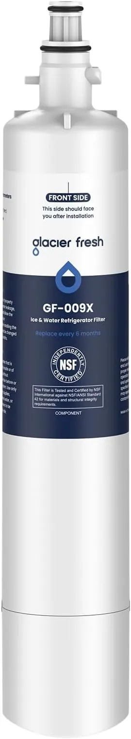 Glacier Fresh Rpwfe, Rpwf Refrigerator Water Filter (Built-In Chip) 1-Pack - Compatible With gfe28gynfs, gfe28gelds, pfe28kelds, pfe28kynfs, gfd28gelds, pwe23kelds, pwe23kmkes