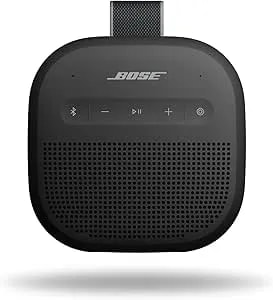 Bose Soundlink Micro Portable Bluetooth Speaker (2nd Gen), Wireless Outdoor Speaker, Up To 12 Hours Battery Life, Waterproof And Dustproof, Black