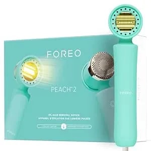 Foreo Peach 2 Ipl Hair Removal Device – Quick & Gentle Hair Reduction – For Full Body & Face – Skin Cooling System – Silicone Shield – Customizable
