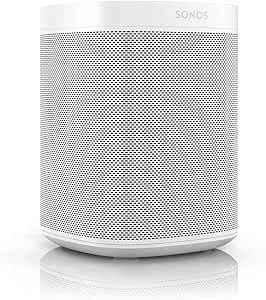 Sonos One (Gen 2) - Voice Controlled Smart Speaker With Amazon Alexa Built-In - White (Renewed)