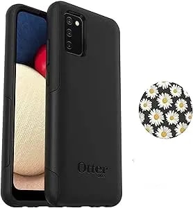 Otterbox Commuter Series Case For Samsung Galaxy a02s With Daisy Pop - Non Retail Packaging - Black