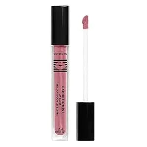 Covergirl Exhibitionist Lip Gloss, Short Change, High-Glossy, Cream, 0.99 Fl Oz ,Lip Gloss, Shiny Lip Gloss, Pink Lip Gloss, Moisturizing Lip Gloss, Intense Hydration, Vibrant, Luscious
