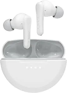 Belkin Soundform Nano 2 Bluetooth Earbuds For Kids With Built-In Microphone, 28h Battery Life, Safe 85db Volume, ipx5 Water Resistance - Kids Bluetooth Earbuds For Iphone, Ipad, Galaxy, & More - White