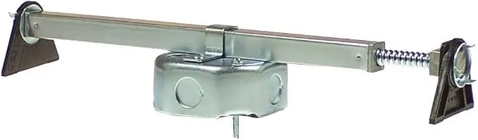 Westinghouse 0110000 Saf-T-Brace Ceiling Fan Mounting Brace, Silver - Twist-And-Lock Installation, Fits Ceiling Fan Installations, Three-Tooth Design, Includes Mounting Hardware