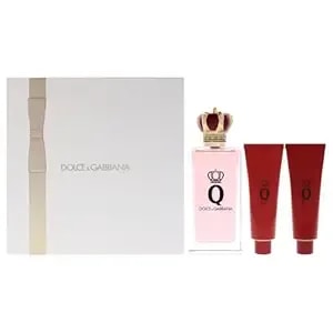 Q By Dolce And Gabbana For Women - 3 Pc Gift Set 3.3oz Edp Spray, 1.69oz Shower Gel, 1.69oz Body Lotion