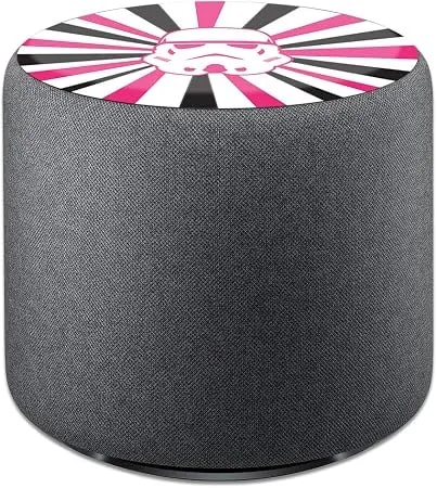Mightyskins Skin Compatible With Amazon Echo Sub - Pink Star Rays - Protective, Durable, And Unique Vinyl Decal Wrap Cover - Easy To Apply, Remove, And Change Styles - Made In The Usa