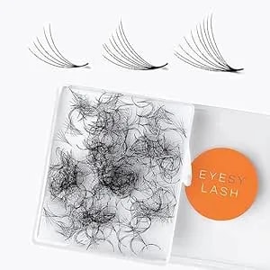 Eyesy Lash 500 Promade Fans - Volume Premade Lash Fans For Eyelash Extensions Pointy Base Handmade Loose Pre Made Eyelashes Middle Stem Soft And Lightweight (5d 0.07 D 12mm)