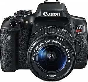 Canon EOS Rebel T6i Digital SLR With EF-S 18-55mm Is STM Lens - Wi-Fi Enabled