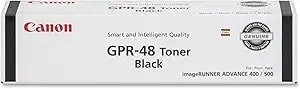 Canon cnmgpr48 Toner Cartridge, Black, Laser, 15200 Page, 1 Each