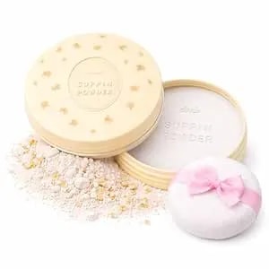 Club Suppin Translucent Pressed Powder Makeup, Loose Setting Powder Makeup, Hydrating Face Setting Powder, 24h Long Lasting Overnight Japanese Skincare Made In Japan Osmanthus