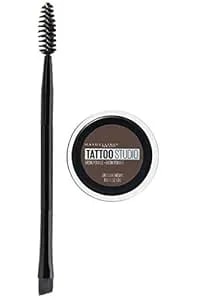 Maybelline Tattoostudio Brow Pomade Long Lasting, Buildable, Eyebrow Makeup, Deep Brown, 1 Count