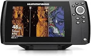 Humminbird Helix 7 G4 GPS Fish Finder With Transducer, MEGA Side Imaging