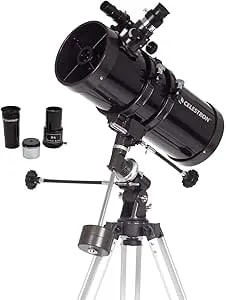 Celestron - Powerseeker 127EQ Telescope - Manual German Equatorial Telescope For Beginners - Compact And Portable - Bonus Astronomy Software Package - 127mm Aperture