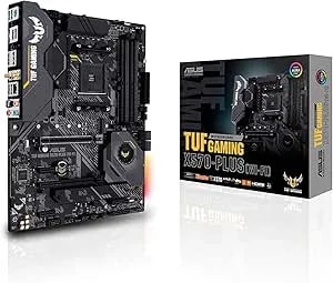 Asus Tuf Gaming x570-Plus Motherboard ,Wi-Fi, Socket am4, Usb-C gen2 Amd (Renewed)