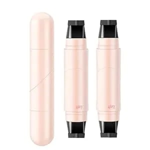 2 Pcs Eyeliner Stamp Set, Waterpoof Natural Foldable Eyeliner Stamp For Perfect Wings,Smudge Proof, Long-Lasting Eye Makeup (Black+Brown)