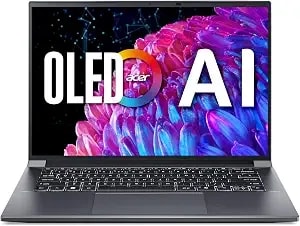 Acer Swift X 14 Laptop - 14.5" Oled 2880 X 1800 120hz Calman Verified - Unlock Ai Experiences - Intel Core Ultra 7 Processor 155h - Nvidia Geforce Rtx 4060 - 16gb lpddr5x - 1tb Ssd - sfx14-72g-77nj