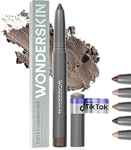 Wonderskin Iykyk Eyeshadow Stick - Longwear Eye Shadow Sticks, Budge-Proof And Waterproof Shimmer Eyeshadow Stick With Built-In Sharpener (Ash)