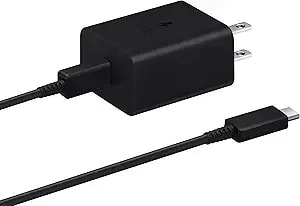 Samsung 45w Power Adapter (W/Cable C-To-C),Usb,Black