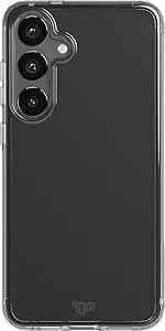 Tech21 Evo Clear Case For Samsung Galaxy S24+ - Transparent Anti-Yellowing Case - Clear