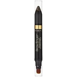 L'Oreal Paris Brow Stylist Kabuki Blender Brow Crayon, Brunette, 0.05 Oz.