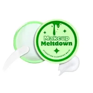 Makeup Meltdown Cleansing Balm – Hydrating Makeup Remover For Face And Eyes – Jojoba Oil And Vitamin E – Gentle Balm To Oil Cleanser For All Skin Types – 3.5 Oz