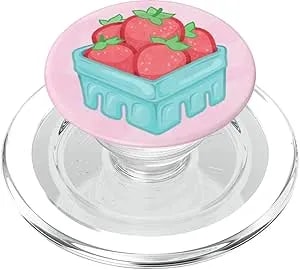 Popsockets Phone Grip – Strawberry Basket Popsockets Popgrip For Magsafe