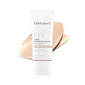 Cell Fusion C Skin Blemish Balm No.21 Natural Light - Light, Lightweight Bb Cream With Ceramide, Tinted Moisturizer For Sensitive Skin, Spf-Free, Korean Makeup, 1.01 Fl.Oz.