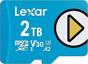 Lexar 2tb Play Blue Micro Sd Card, Uhs-I, c10, u3, v30, a2, 4k, Up To 160mb/S Microsdxc Memory Card, Expanded Storage For Nintendo-Switch 1, Gaming Devices, Smartphones, Tablets (lmsplbl002t-Bnnnu)