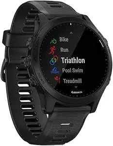 Garmin Forerunner 945, Premium GPS Running/Triathlon Smartwatch With Music, Black - 010-02063-00