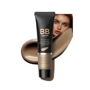 Tinted Moisturizer Bb Cream, Moisturizes & Conceals, Buildable Coverage, Natural Finish, Brighten Skin Tone, Cover Blemishes, Flawless Skin Enhancer, Illuminator For All Skin Types,360 Deep