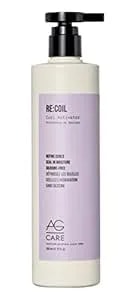 Ag Care Re:Coil Curl Activator Curl Cream Award-Winning Curl Creating Complex - Ultra-Nourishing Curly Hair Cream For Defined, Healthy Curls, 12 Fl Oz