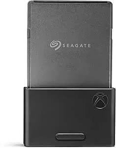 Seagate Storage Expansion Card 2TB Solid State Drive - Nvme SSD For Xbox Series X - S, Quick Resume, Plug & Play, Licensed (STJR2000400) Black