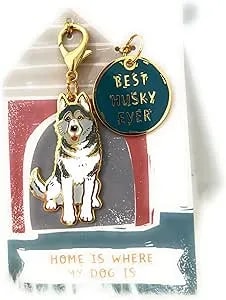 Best Husky Ever Charm Set