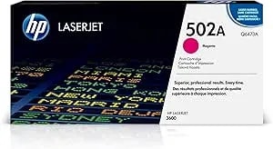Hp Original 502a Magenta Toner Cartridge - Works Color Laserjet 3600 Series - q6473a