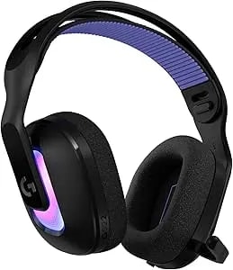 Logitech g522 Lightspeed Wireless Gaming Headset, Full-Band Mic, Advanced Audio, Tri-Connect (Lightspeed, Bluetooth, Usb A To C), Lightsync Rgb, For Pc & Nintendo Switch/Switch 2 – Black