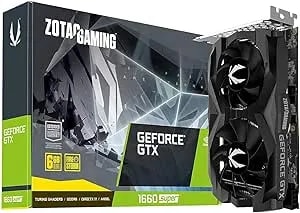 Zotac Gaming Geforce GTX 1660 Super 6GB GDDR6 192-Bit Gaming Graphics Card, Super Compact, ZT-T16620F-10L