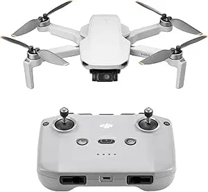 DJI Mini 4K, Drone With 4K UHD Camera For Adults, Under 249 G, 3-Axis Gimbal Stabilization, 10km Video Transmission, Auto Return, Wind Resistance, 1 Battery For 31-Min Max Flight Time