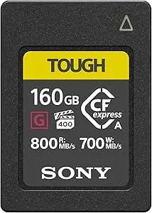 Sony Cfexpress Type A 160gb Memory Card With 800mbps Read And 700mbps Write Speeds - ceag160t