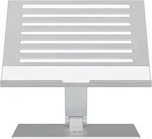 Razer Adjustable Laptop Stand: Supports Phones, Tablets, Laptops, Macbooks Up To 18" - Adjust Height And Tilt - Durable Aluminum Construction - Vented Design - Foldable For Storage & Travel - Mercury