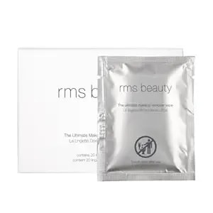 Rms Beauty Ultimate Makeup Remover Wipes - Individually Wrapped Organic Coconut Oil Face Wipes - Gentle Biodegradable Towelettes - 30 Count