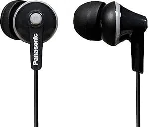 Panasonic Wired Earphones 3.5 Mm Jack Black (Rp-hje125e-K)