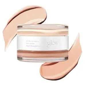 Glow Not Dry Concealer #Light #Rosysalmon, Covers Under-Eye Circles & Blemishes, Full-Coverage, Dual-Color&Use, Melt-In Texture, 0.4 Oz