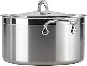 Hestan - Probond Collection - Professional Clad Stainless Steel Stock Pot, Induction Cooktop Compatible, 8 Quart