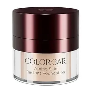 Colorbar Amino Skin Radiant Foundation - Liquid Foundation Makeup - Medium To Full Buildable Coverage Hydrating Foundation - 003 Beige Mild - 0.5 Oz