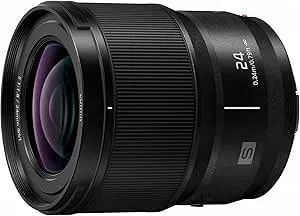Panasonic Lumix S Series Camera Lens, 24mm F1.8 L-Mount Interchangeable Lens For Mirrorless Full Frame Digital Cameras, S-S24
