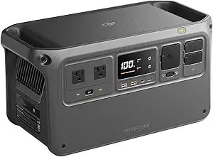 Dji Power 1000 Portable Power Station, 1024wh lifepo4 Battery, 2200w (Peak 2600w) Ac/140w Usb-C Output, 23db Ultra-Silent, Solar Generator For Home Backup, Camping (Solar Panel Optional)