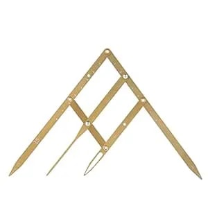 Eyebrow Ruler With Golden Ratio, Stainless Steel Eyebrow Measuring Ruler Eyebrow Caliper, Flexible Removable Ruler, Semi Permanent Eyebrow Tattoo Designing Shaping Tools, Makeup Measure Tool (Glod)