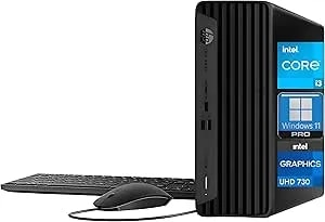 Hp Prodesk Sff 400 g9 Business Desktop Computer, 13th Gen Intel Quad-Core Processor, 16gb ddr5 Ram, 256gb Pcie + 1tb Hdd, Small Form Factor, Type-C, Displayports, Wi-Fi, Hdmi, Windows 11