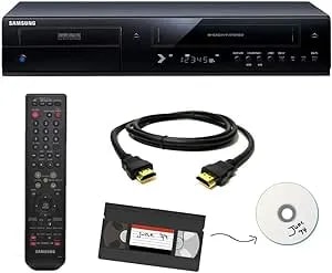 Samsung Vhs To Dvd Recorder Vcr Combo W/ Remote, Hdmi (Renewed)